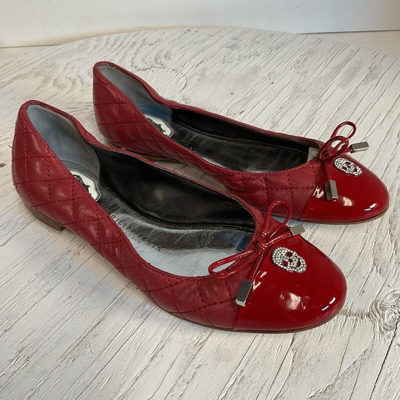 Phillipp Plein GoldJungle Cushioned Red Flat Skull Shoe Size EUR 36 US 5.5 - Picture 11 of 16